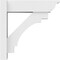 Ekena Millwork Merced Architectural Grade PVC Outlooker with Traditional Ends, 7"W X 18"D X 18"H OUTP07X18X18MRC01 - alternate 4